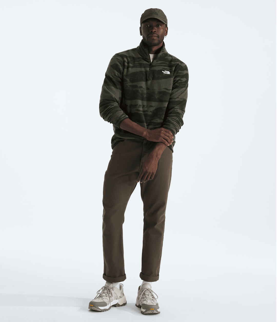 Men’s Glacier Fleece ¼-Zip—Print - The North Face Top Pick