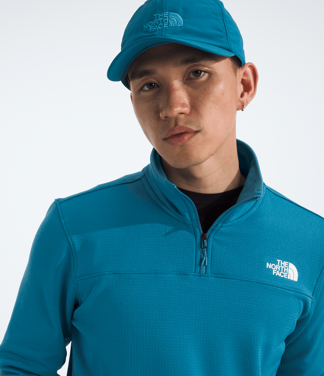 Men’s Cedar Trail Grid Fleece ¼-Zip - The North Face Classic