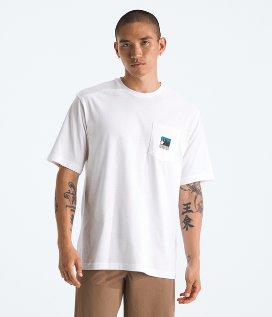 Men's Mountain Logo Relaxed Pocket Tee - The North Face Hot Sale